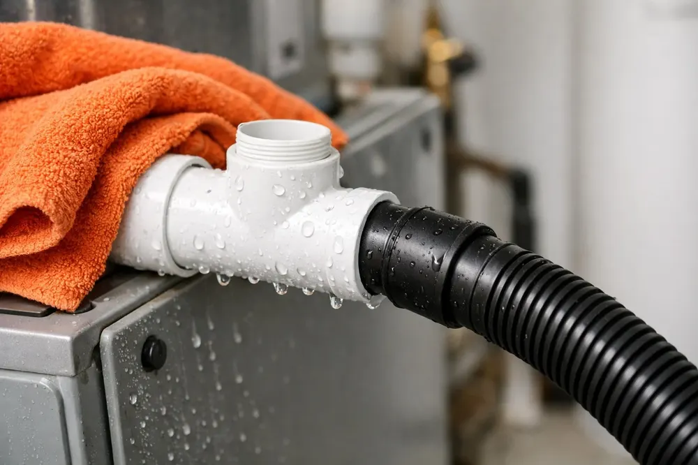 Why Gulfport ACs Flood Ceilings Every Summer: The Condensate Drain Line Problem